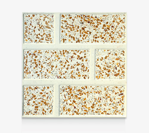 موزاییک پرسی طرح آجر نما