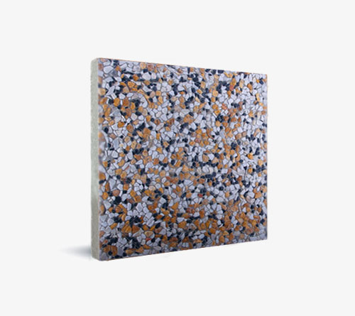 موزایيک واش بتن (سفید-لیمویی-مشکی) 40x40cm