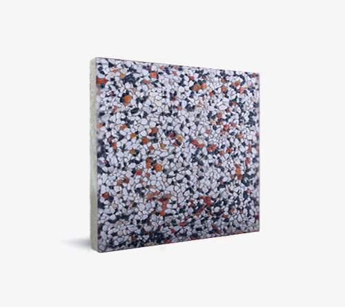 موزایيک واش بتن (سفید-قرمز-مشکی) 40x40cm